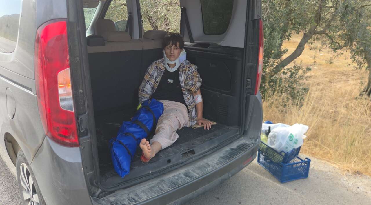 Ağaca çarpan otomobil alev aldı! Abdullah Akşit yanarak can verdi 8